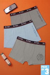 Lee Cooper Boys Naruto Trunks (Pack of 3) - Multicolor — thumbnail 1